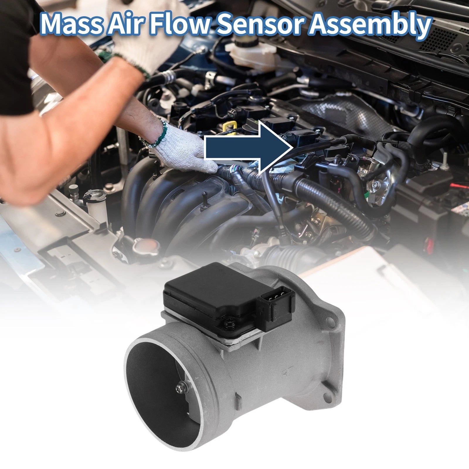 Mass Air Flow Sensor No. 037906461B for Volkswagen Passat B5 (2000–2005)