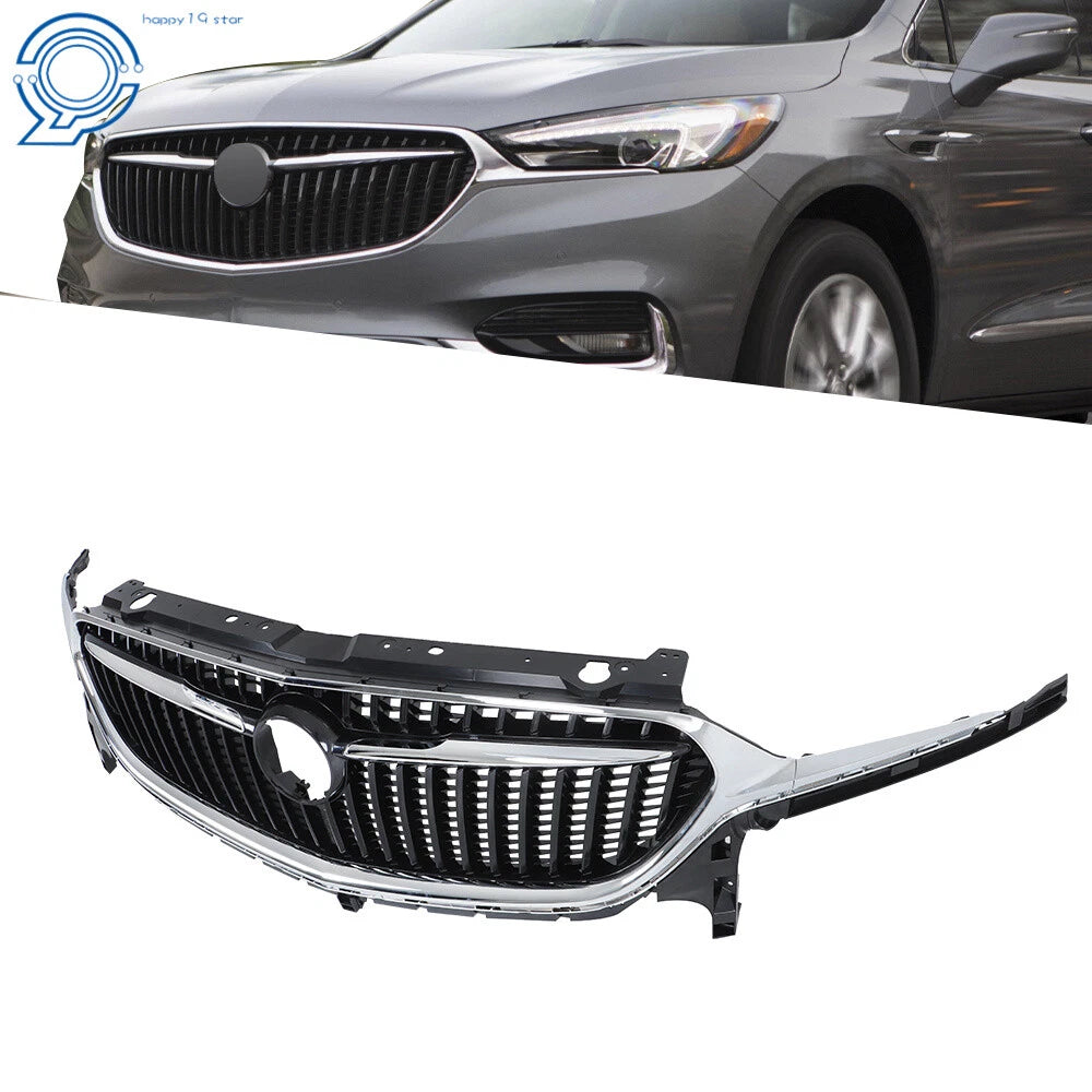 Front Upper Centre Mesh Grille Black/Chrome 84739632 for Buick Enclave (2018–2021)