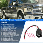 Manifold Pressure Sensor with Connector for Chrysler Dodge (2005–2010)