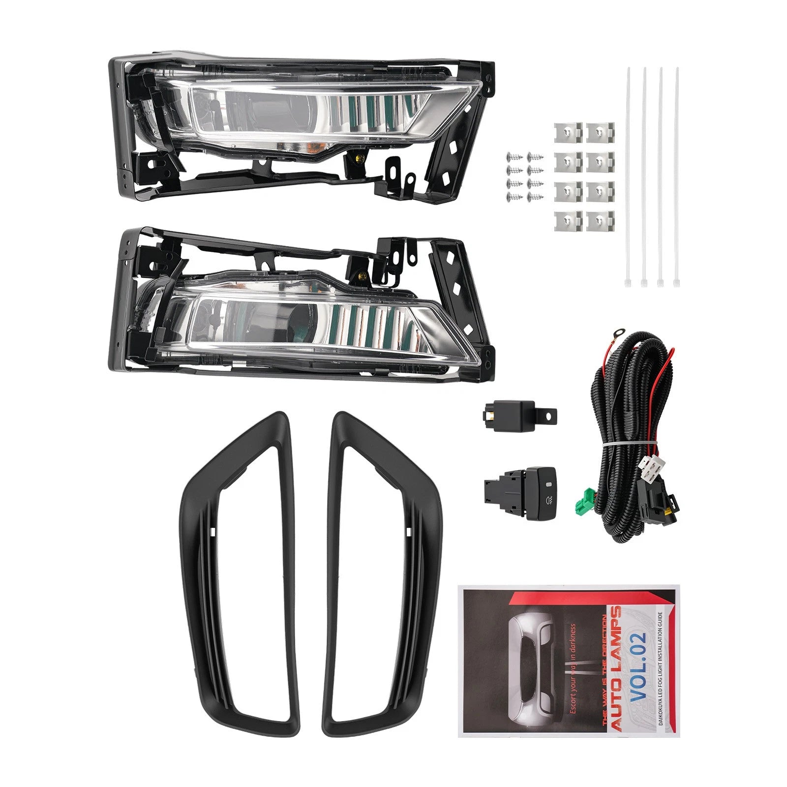 Fog Light for Honda Accord Sedan (2013–2015) 33950T2AA01 Halogen w/ Bulbs
