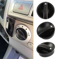 3PC Control Knob for Toyota Tacoma (2005–2011) HVAC A/C Temperature Fan