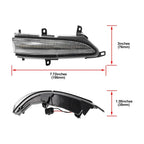 Clear Sequential LED Side Mirror Signal Light for Lexus GX460 (2010–2023)