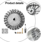 Flywheel Kit for - Aluminum, 22lb Valve Springs