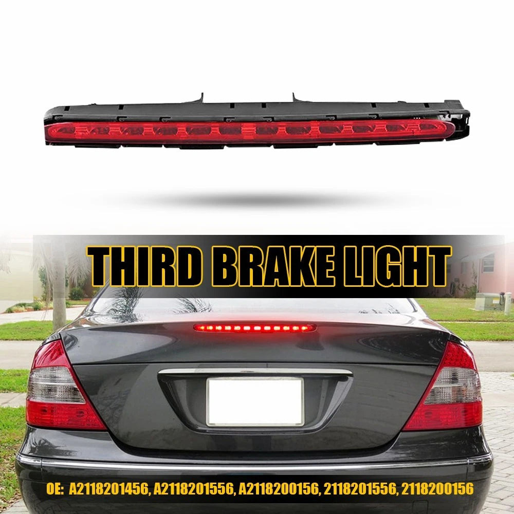Third Red Rear Brake Stop Tail Light Lamp for Mercedes Benz E-Class (2003–2009)