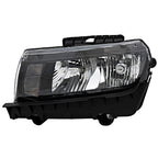 Halogen Headlight for Chevrolet Camaro (2014–2015) Left Driver Side Chrome