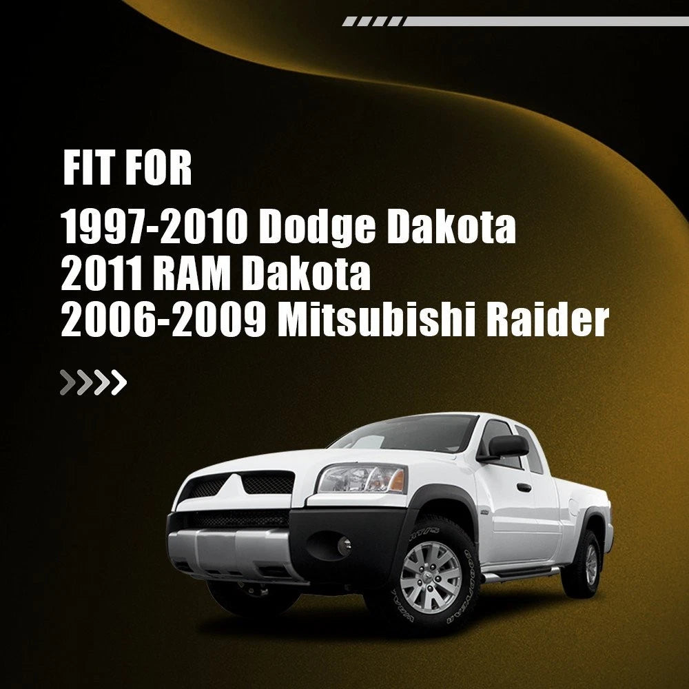 2X White LED Rear License Plate Lights for RAM Dakota (2011), Raider (2006–2009)