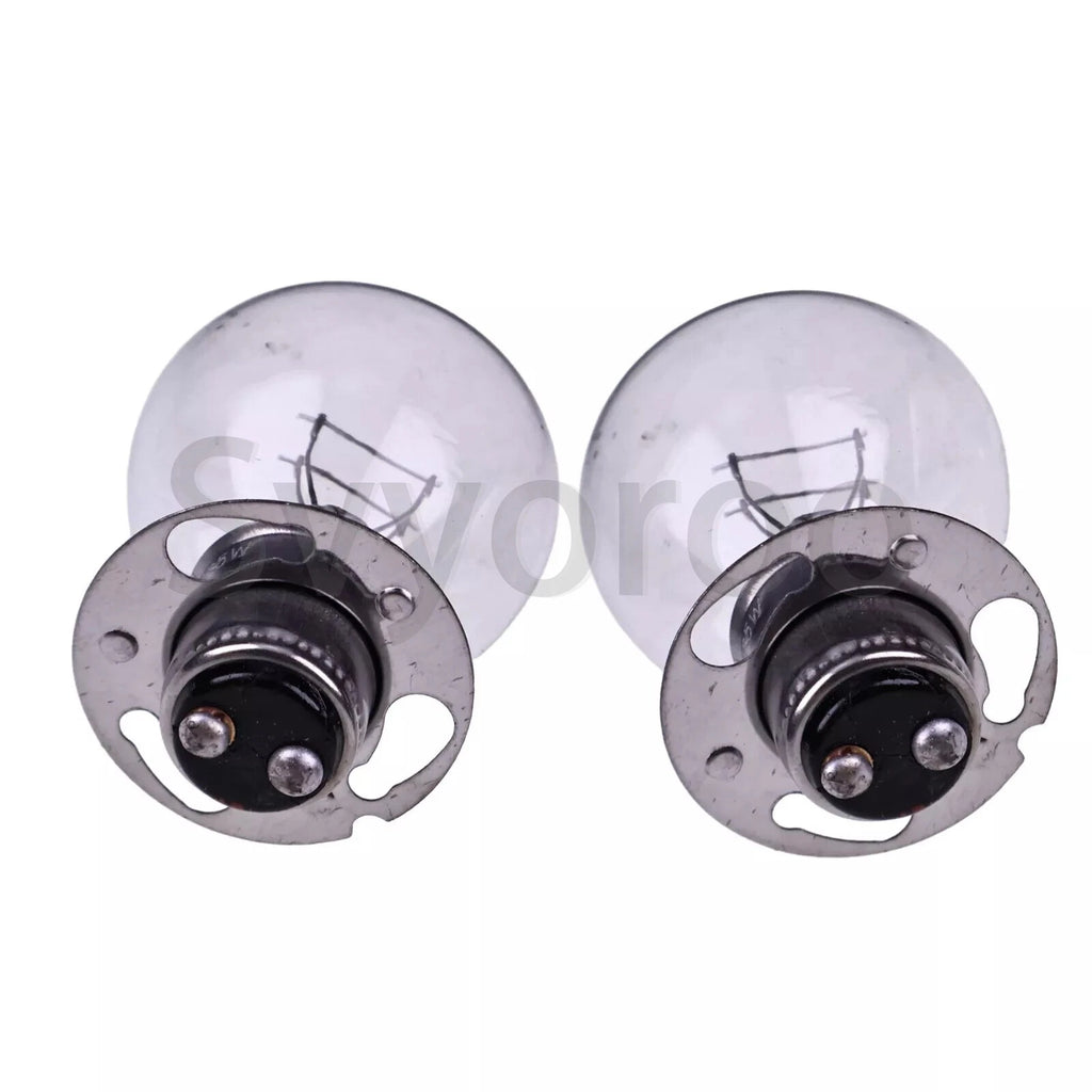 2Pcs 12V 35/35W Light Bulbs 34150-34620 for Kubota Tractor L175 L1500 L225 L345 (1970–2023)