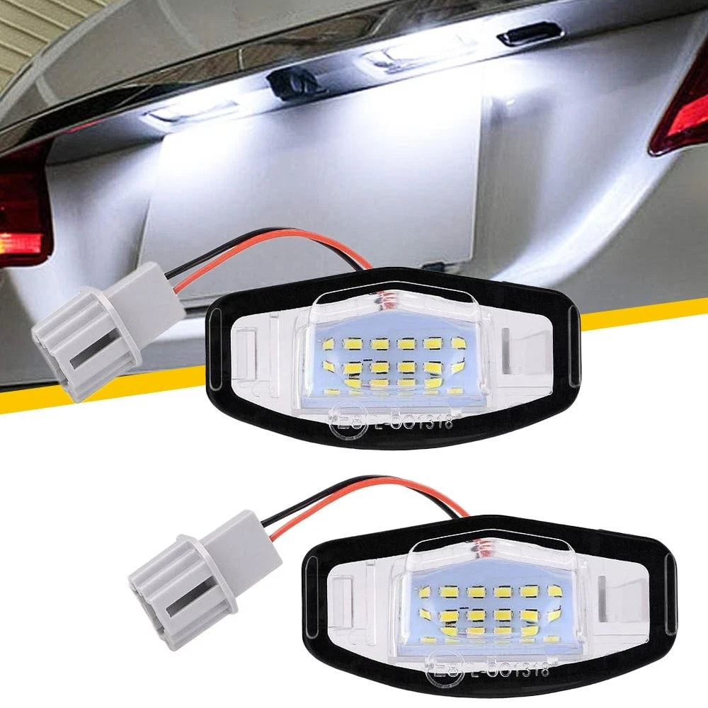 LED License Plate Light Housing for Honda Accord Acura TSX TL ILX (Complete)