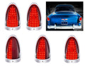 Sequential LED Tail Lights Pair Replacement for 1955 Chevy Bel Air 210 (1955–1955)
