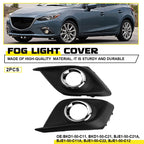 Set of 2 Fog Light Opening Bezel Covers for Mazda3 (2014–2016)