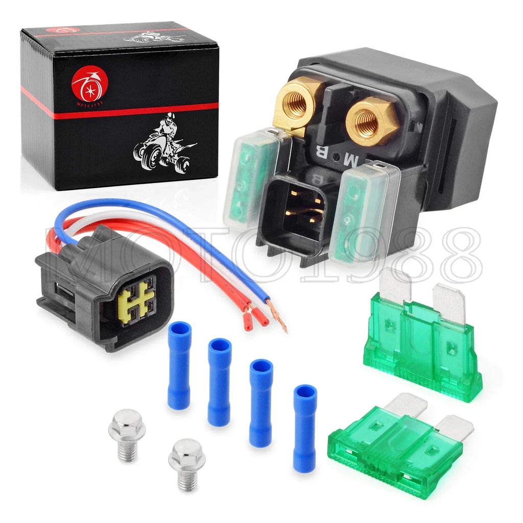 Starter Solenoid Relay M-B & Plug for Yamaha MT-10
