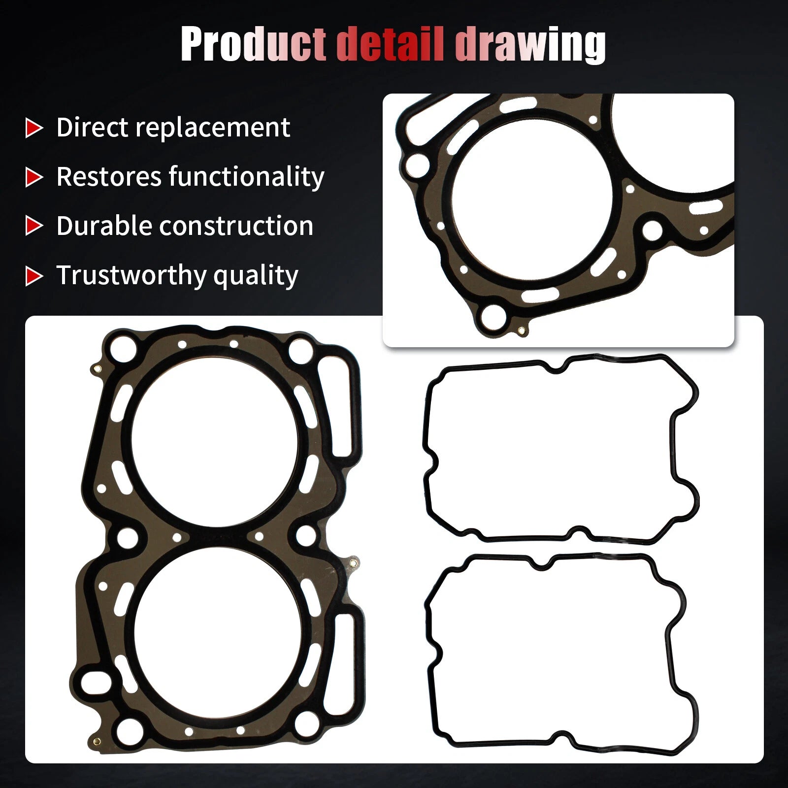 Head Gasket Set for Subaru Baja Impreza Legacy Outback 2.5L (2004-2006)