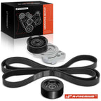3X Serpentine Belt Drive Component Kit for Chevrolet Caprice (1991–1996)