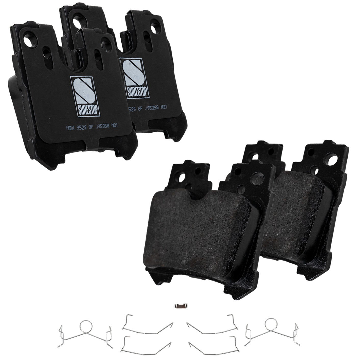 Rear Brake Pad Set for Lexus LS460, LS500, LS500h (2007–2021)