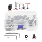 Fairing Bolts Kit for Kawasaki ZX10R (2006–2007) - Metal & Plastic, Black