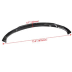 Front Bumper Lip Spoiler for Tesla Model Y (2020–2024) Carbon Fiber