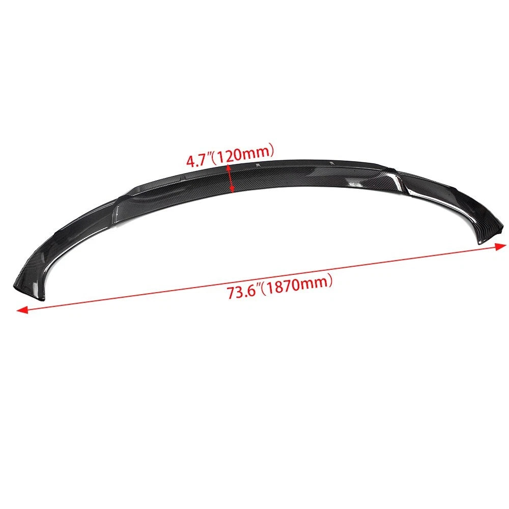 Front Bumper Lip Spoiler for Tesla Model Y (2020–2024) Carbon Fiber