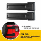 2X Upper Lower Tail Hinge for Jeep Wrangler JK & Unlimited (2007–2018)