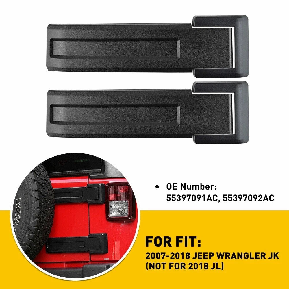 2X Upper Lower Tail Hinge for Jeep Wrangler JK & Unlimited (2007–2018)