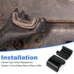 Pair Rear Leaf Spring Insulator for Ford F-350 Super Duty (1988–1997) E8TZ-5A978-A