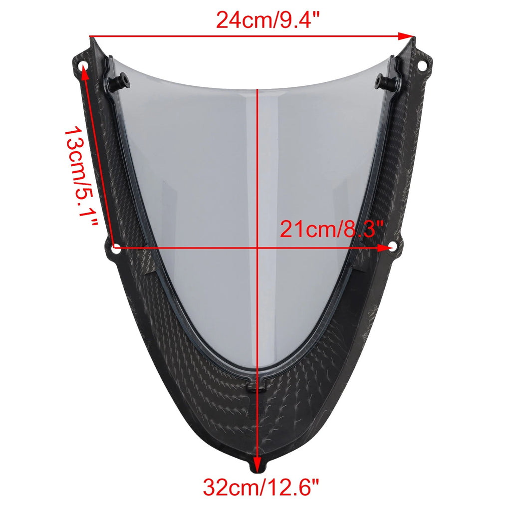 Headlight Fairing Windshield for Aprilia RS 660 (2020–2024) Simulated Carbon Gray