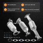 Set of 3 Exhaust Catalytic Converters for Buick Chevy GMC Saturn (3.6L V6)