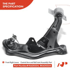 Set of 4 Front Lower Control Arms with Ball Joints for Nissan Maxima