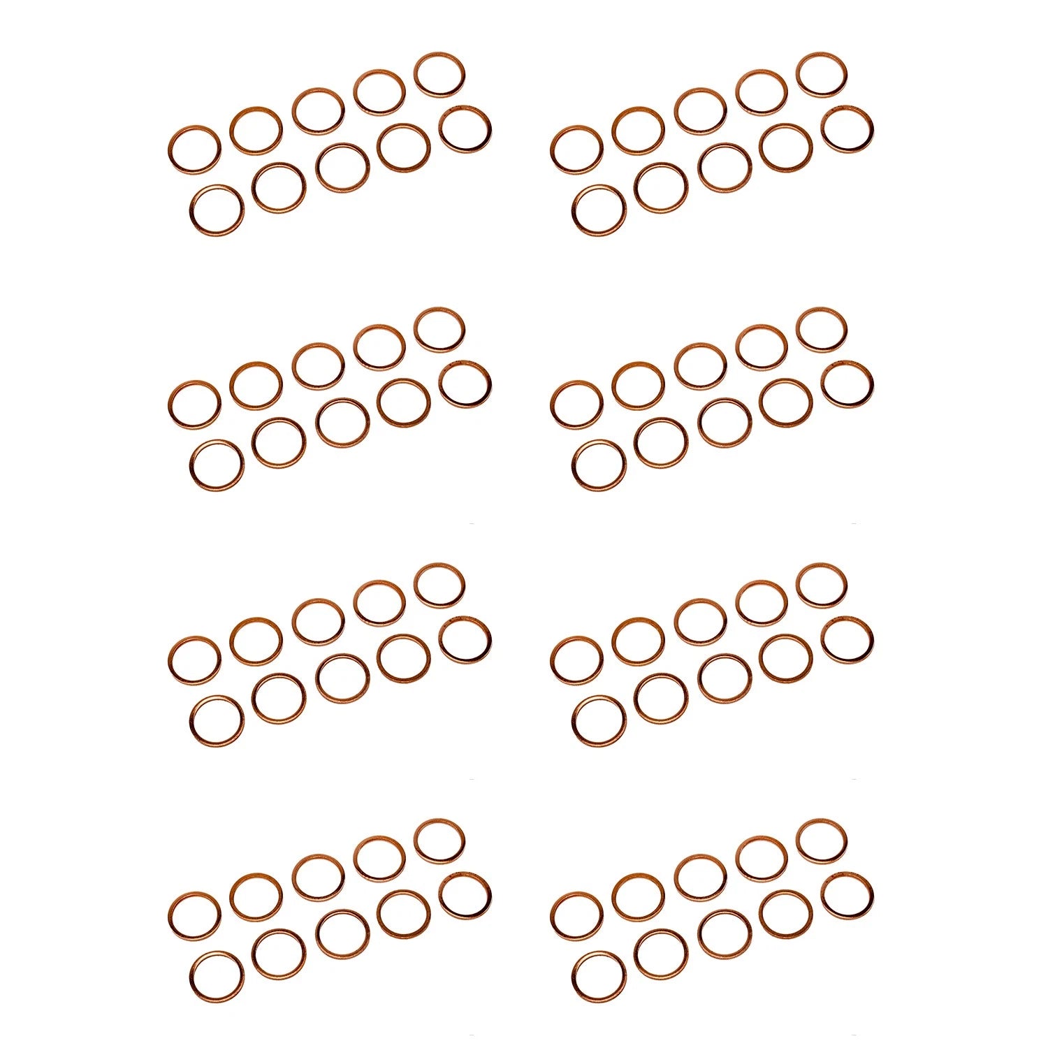 8pc Fuel Injector Seal Set for C1500 Suburban Express 2500 G20 Yukon (1990–1999)