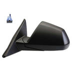 Replacement Ready to Paint Driver Side Power Door Mirror w/Heated Glass