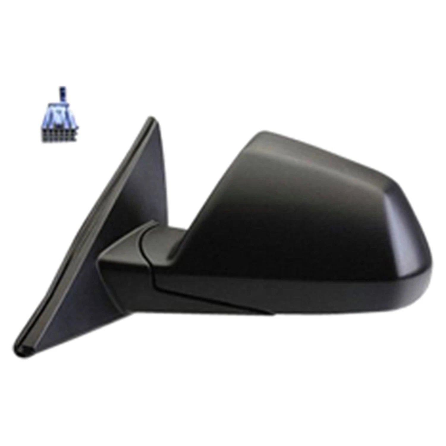Replacement Ready to Paint Driver Side Power Door Mirror w/Heated Glass