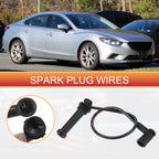 Set of 4 Spark Plug Wire Ignition Coil Cables No.L81318140B for Mazda 6 (2003–2005)
