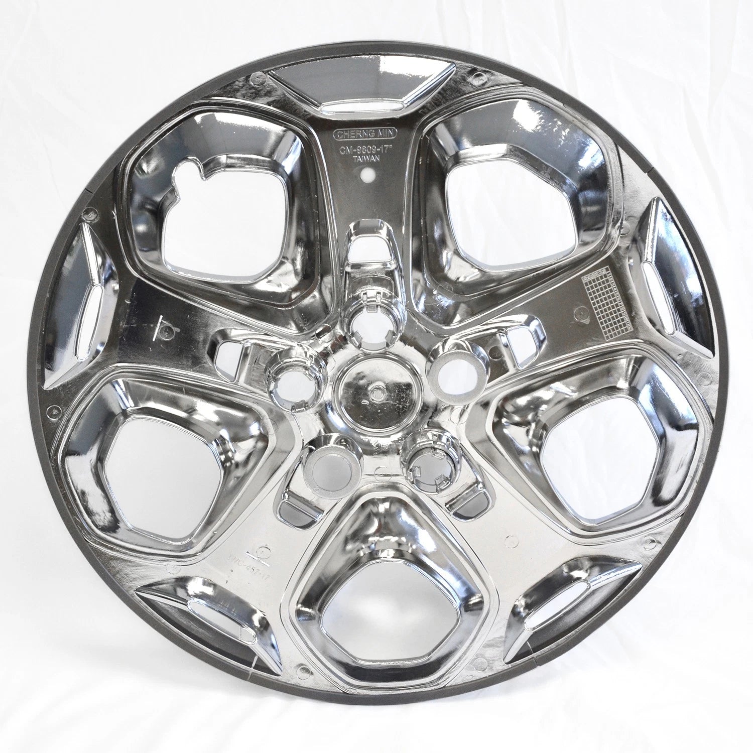 Wheel Covers 17 Inch Chrome Full Hubcaps 5 Spoke for Ford Fusion (2010–2012)