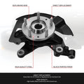 Front Passenger Right Loaded Wheel Bearing Knuckle for Mazda CX-7, CX-9 (2007–2015)