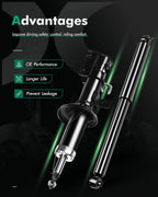 Full Set Front Rear Shocks Struts for Kia Rio (2002–2005)