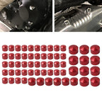 Red 61X Engine Bolt Topper Cap for Harley Touring Road King Street Glide (1999-2006)