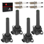 4Pcs Ignition Coils w/ Spark Plug for Yamaha TX1800 AR190 SX190 (2019–2023)