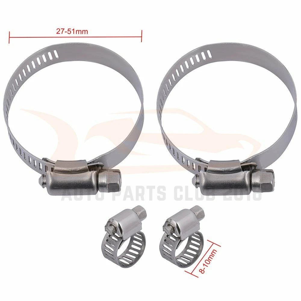Radiator for Dodge Grand Caravan (2008–2019) 13064 w/ Universal Hose Clamps