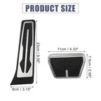2X Accelerator Pedal & Brake Pedal Cover Set for BMW X3 X4 (2011–2023)