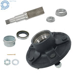 Trailer Hub Kit with Spindle and Bearing for Trailers (Fits Various Models)
