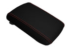Carbon Fiber Console Lid Cover for Mitsubishi Eclipse (1995–1999) Red Stitch