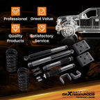 3" Front 5" Rear Lowering Kit for Ford Ranger 2WD (1998–2015) Shock Springs Flip Kit