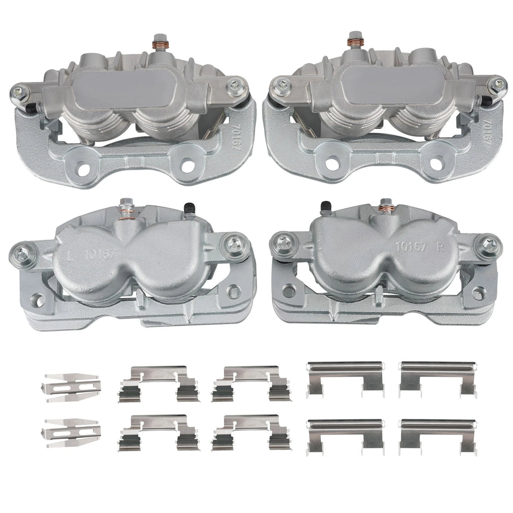 Front Rear Brake Calipers w/ Bracket for Cadillac Escalade (2002–2023)