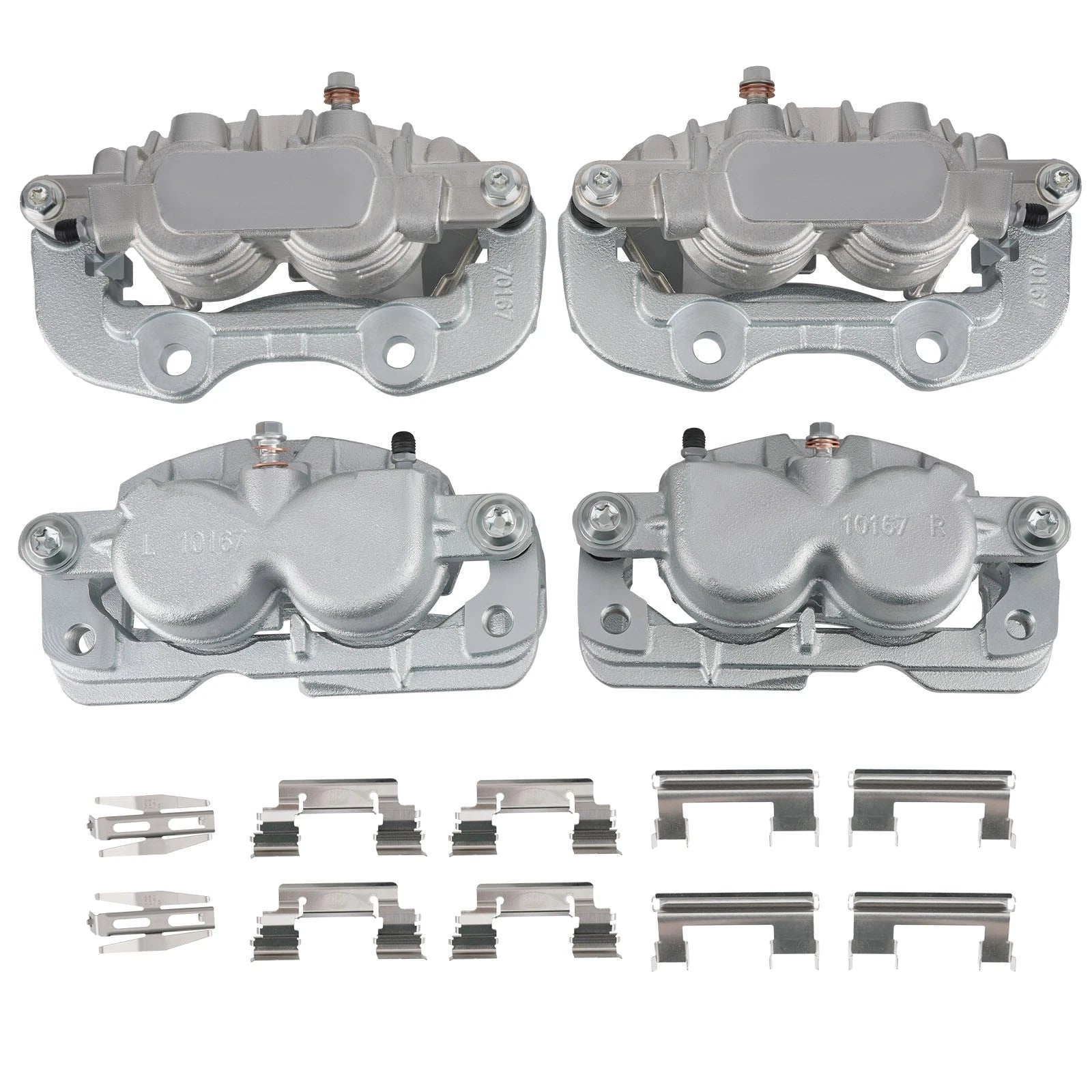 Front Rear Brake Calipers w/ Bracket for Cadillac Escalade (2002–2023)