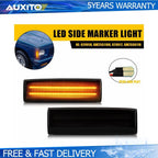 2X Smoke Lens Side Corner Marker Lights for Chevy S10 GMC Jimmy S15 (1994–2004)