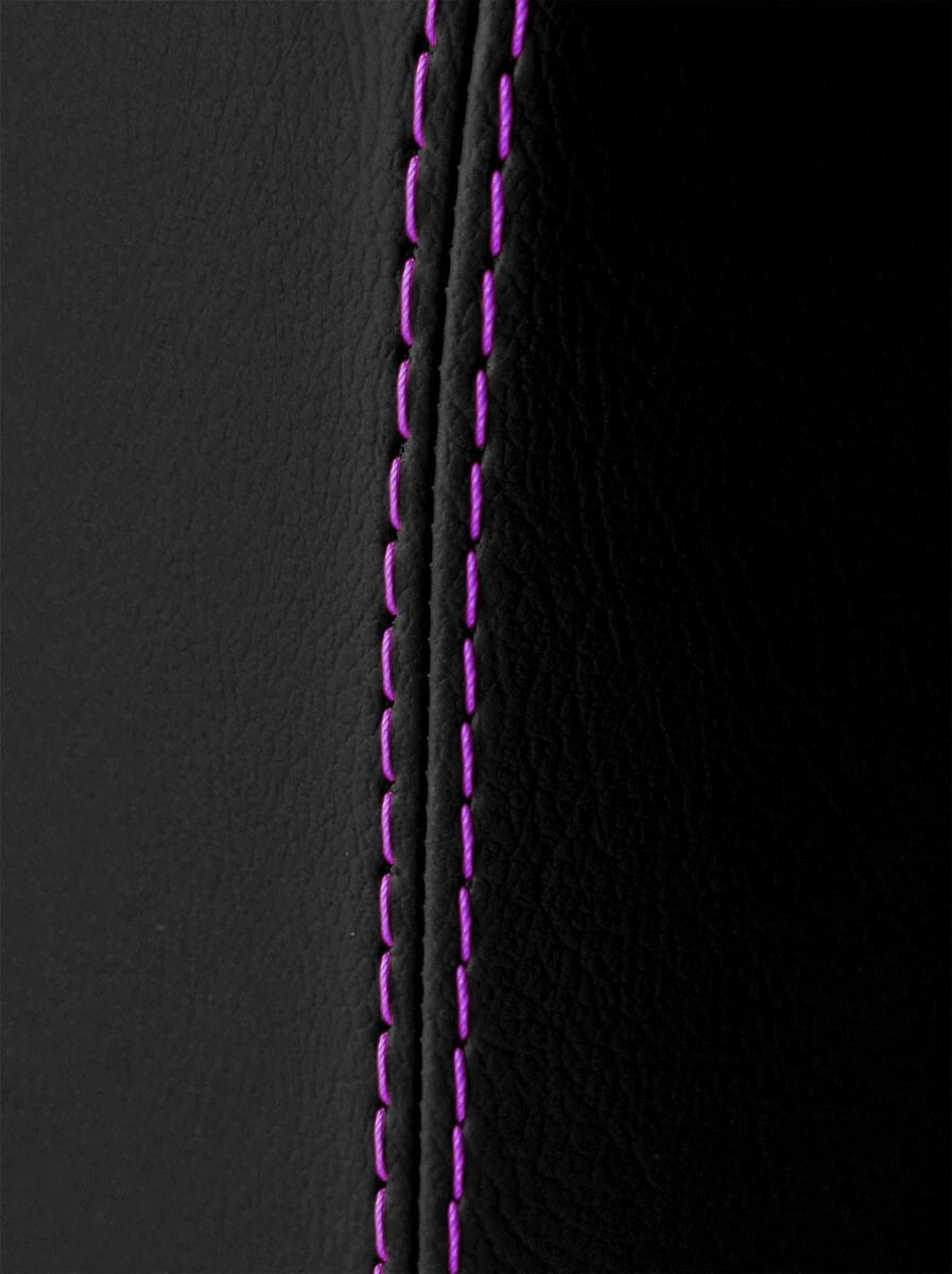 Manual Shift Boot Leather for Ford Mustang (2015–2020) Purple Stitch