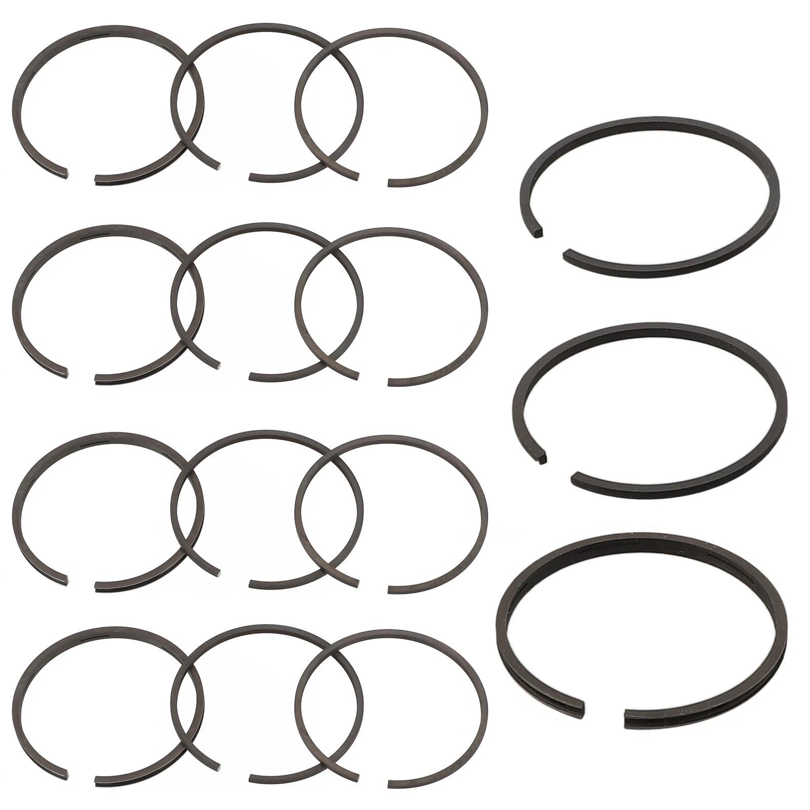 Piston Rings for Air Compressor 48mm Cylinder 10 Gas 5 Oil