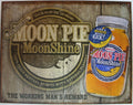 Vintage Replica Tin Metal Sign MOON Pie 2062