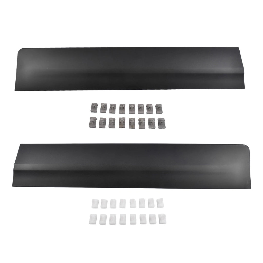 2X Rear Lower Door Trim Molding for Cadillac XT5 (2017–2025) Black