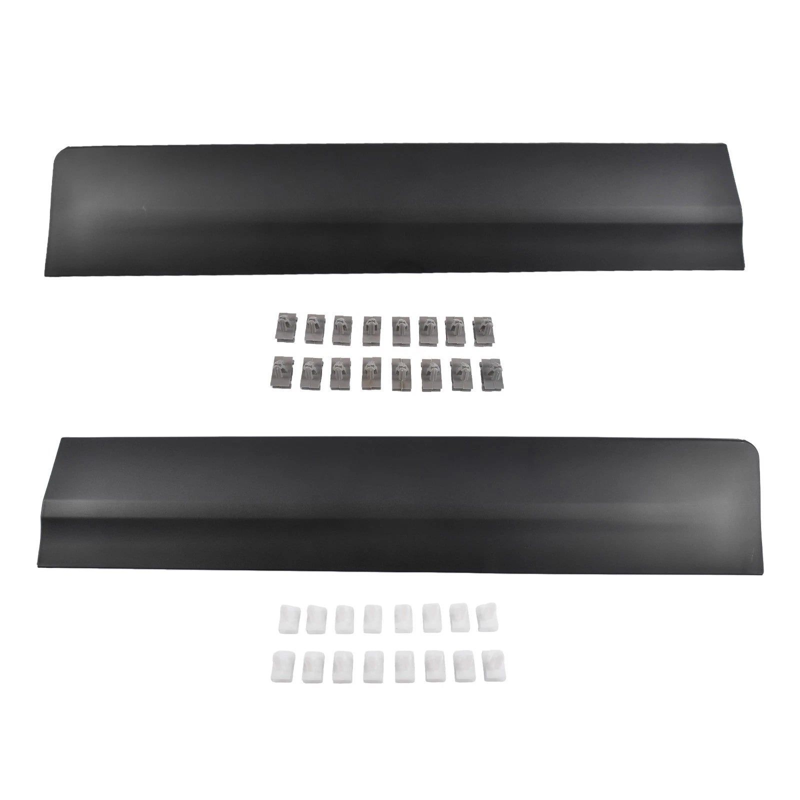 2X Rear Lower Door Trim Molding for Cadillac XT5 (2017–2025) Black