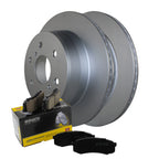 Rear Brake Kit 345mm Disc Akebono Performance Ceramic Pad for Cadillac Chevy GMC